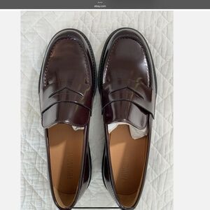 Thursday Boots Women's Penny Loafers - Burgundy, Size 11 (B104)